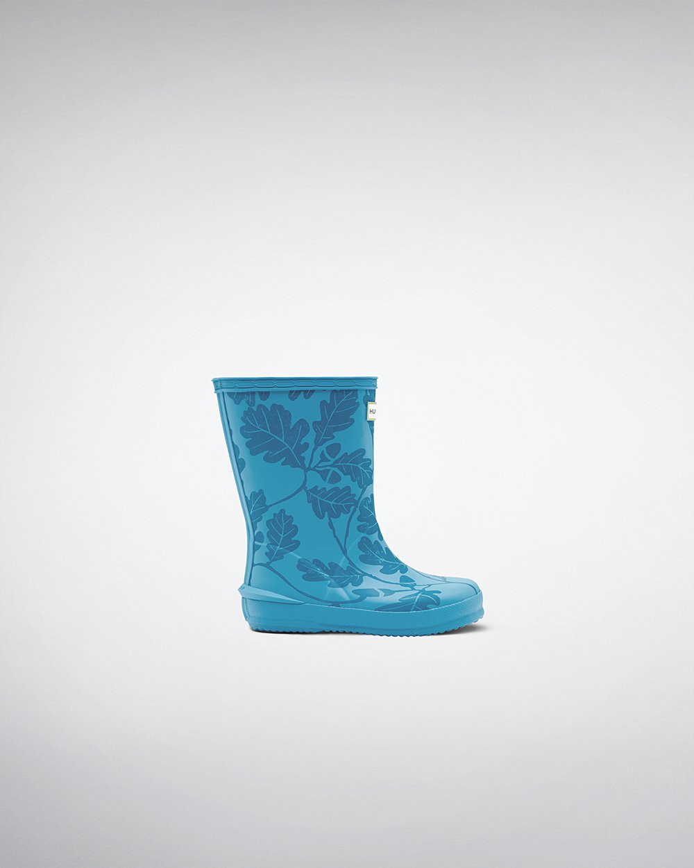 Botas De Agua Original First National Trust Print Hunter Niños - Azules - 710295QMR